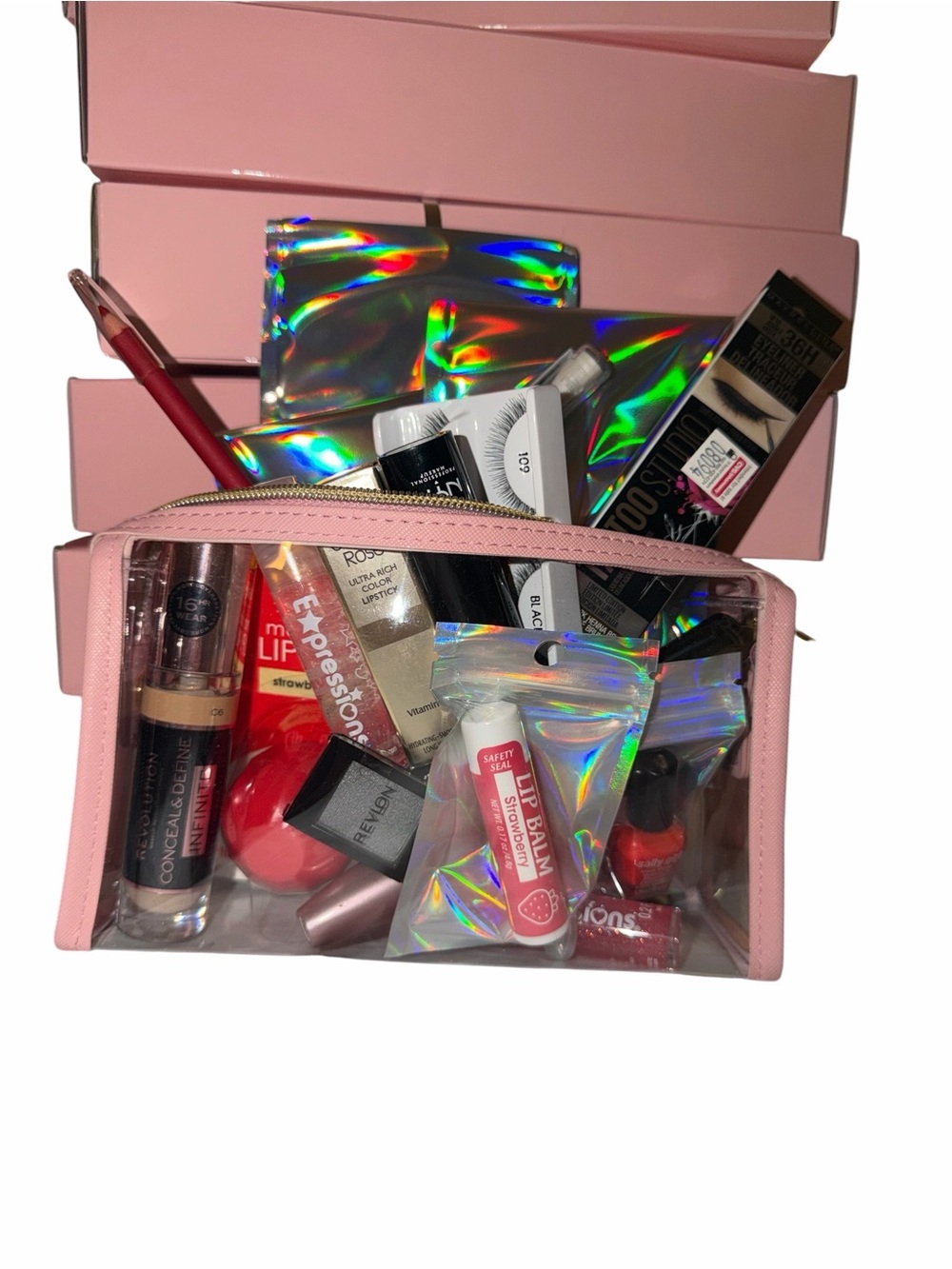 Mystery 15+ makeup & more surprise with cosmetic bag included  NEW